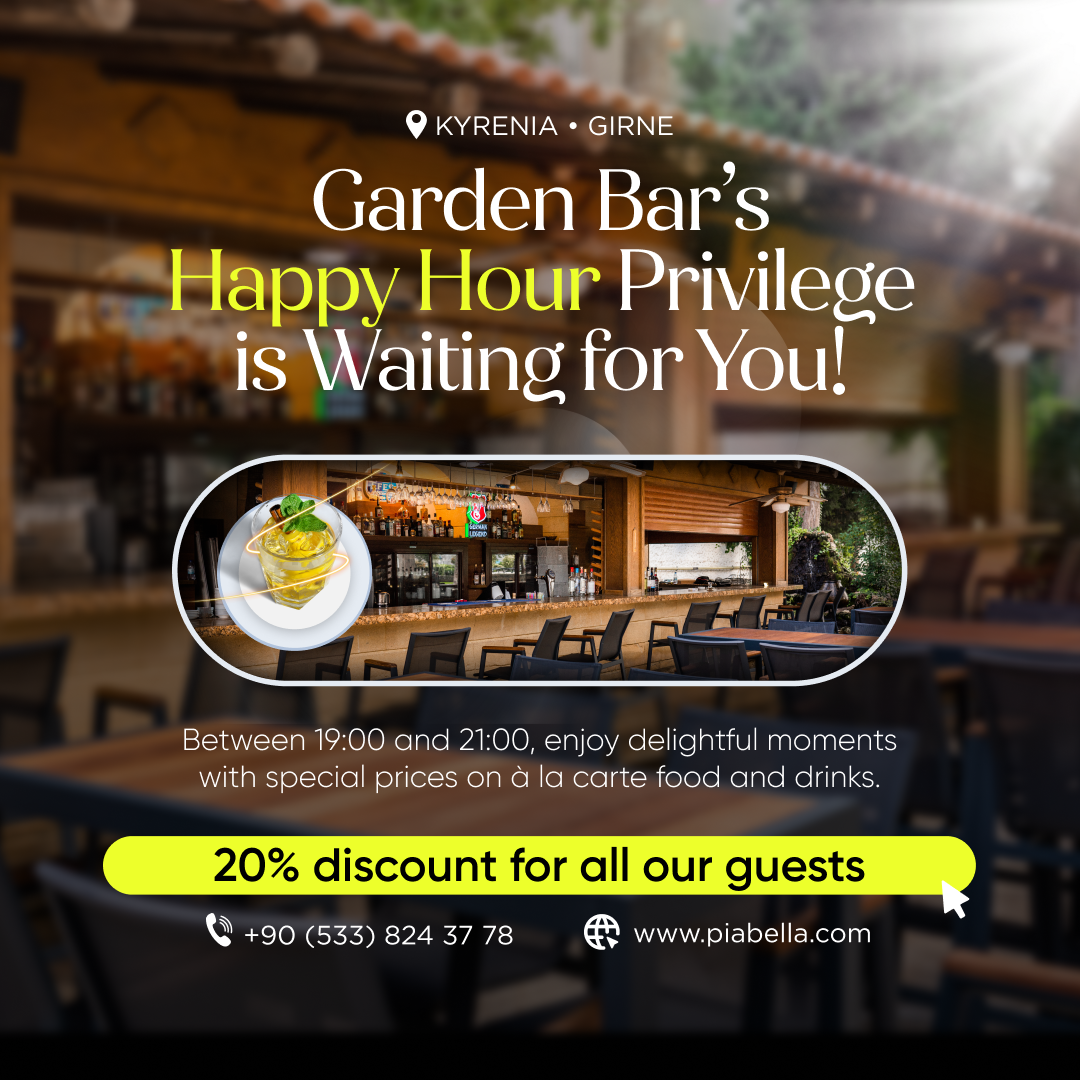 Happy Hour – 20% Discount view